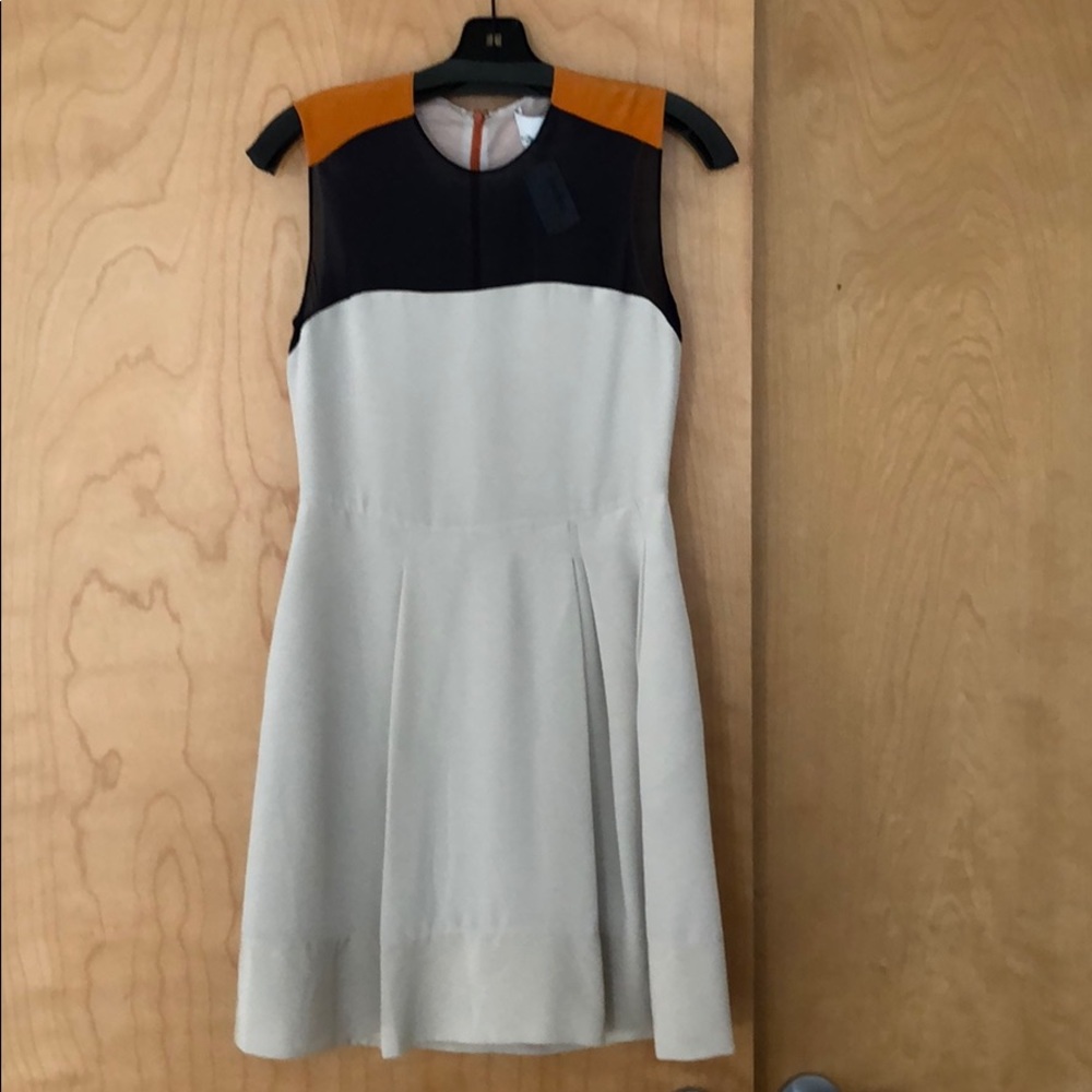 NWT 3.1 Phillip Lim Silk Colorblocked Silk Dress